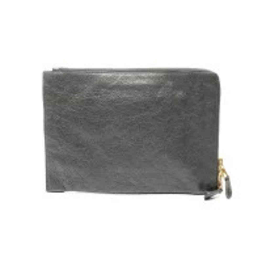 Balenciaga Giant Envelope Lambskin Clutch Bag Gray - Picture 3 of 12